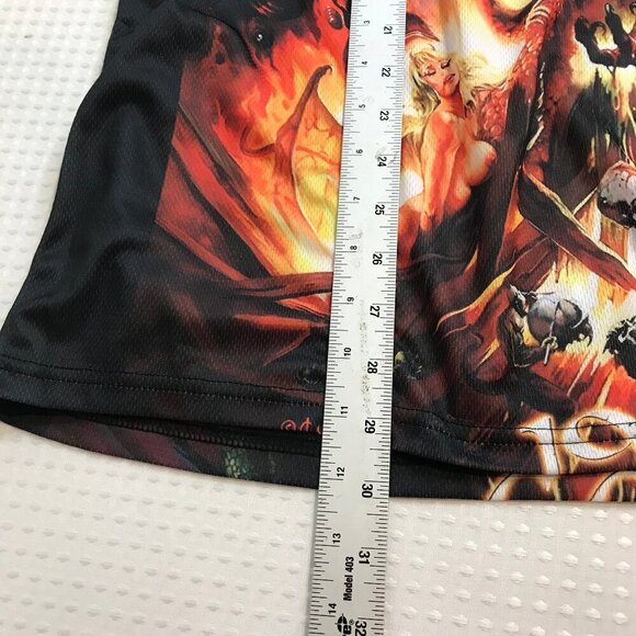 MANOWAR "HELL ON STAGE" SHIRT SIZE XL NEW - Picture 3 of 6